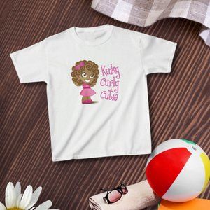 Karamel Kinky Curly Cutie Kids Heavy Cotton Tee